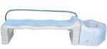 Banc lgance avec inox et 1 jardinire
