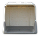 Abris bus polyester et bton